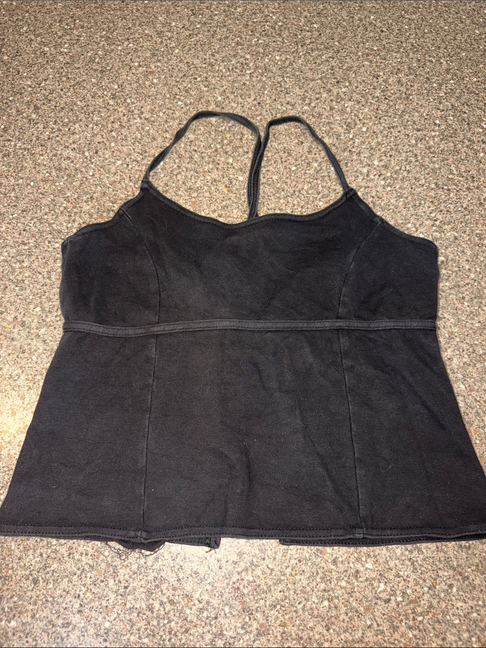 Kriss Kross y2k 90s Black Strapy Tank Top